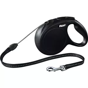 Retractable lead Flexi New CLASSIC 8 m Black Dog