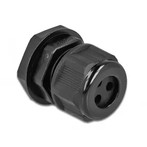 Cable Gland DeLOCK 60375 Black Plastic 2 pc(s)