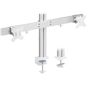InLine Aluminium monitor desk mount for 2 monitors up to 32" 8kg