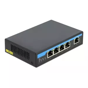 Tīkla slēdzis DeLOCK 87764 Gigabit Ethernet PoE Melns