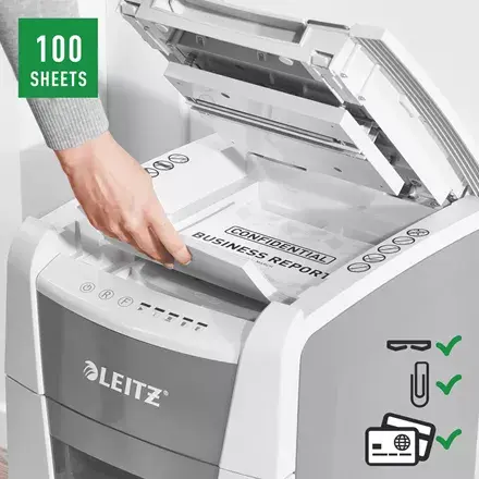 Paper shredder LEITZ IQ Autofeed Small Office 100 Photo 7