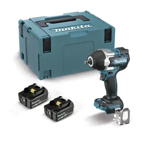 Impact wrench Makita DTW700RTJ — brushless 18V, 1/2" chuck, 700 N·m torque, 5 Ah battery kit
