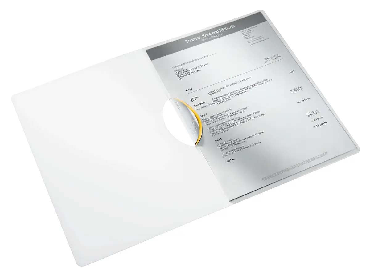 LEITZ ColorClip WOW A4 PP Presentation Folder Photo 2