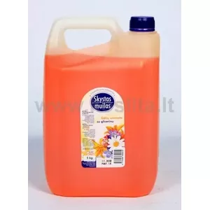 Liquid soap Nenurodyta 5 L, glycerin, floral fragrance