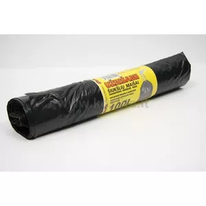 Trash Bags Nenurodyta K15-0051 — Drawstring, 100 L, 35 µm, pack (unspecified quantity)