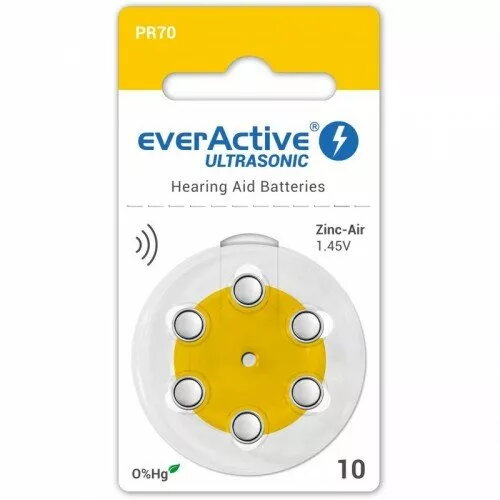 Baterija dzirdes aparātam everActive PR70 1