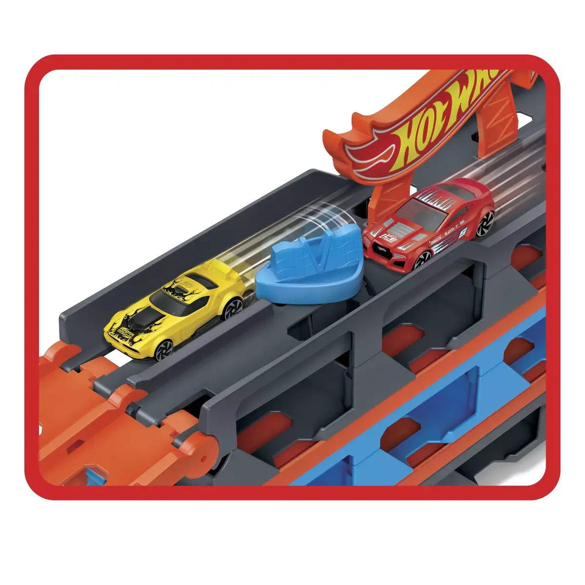 Transportlīdzekļu komplekts Hot Wheels City Speedway Hauler Photo 4