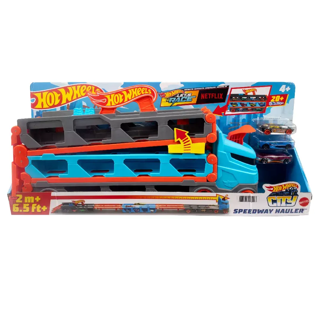 Vehicle set Hot Wheels City Speedway Hauler Photo 8