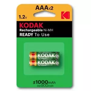 Перезаряжаемые аккумуляторы Ni‑MH AA Kodak R3 1000 mAh (2 шт.)