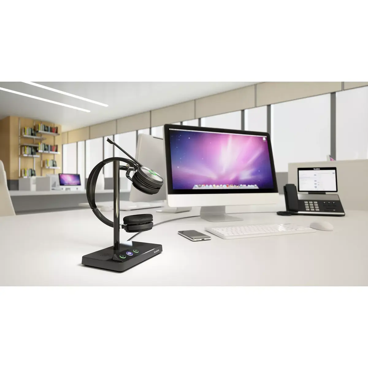 Personīgā audio konferences sistēma Yealink WH62 DECT Wireless Headset DUAL TEAMS Photo 17