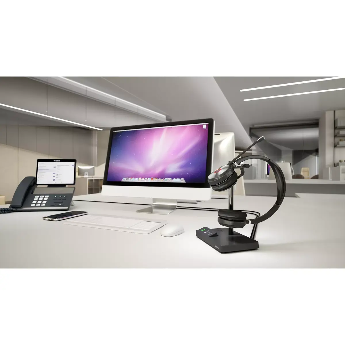Personīgā audio konferences sistēma Yealink WH62 DECT Wireless Headset DUAL TEAMS Photo 20