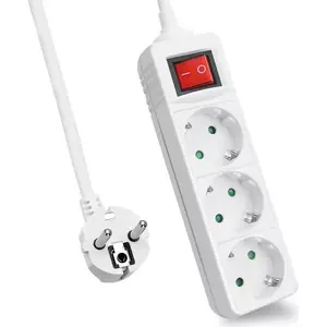 Power strip helos CLASSIC 3-socket 5.0 m with switch