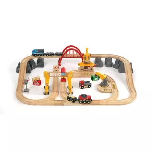 Игрушечный поезд Ravensburger BRIO Cargo Railway Deluxe Set 33097