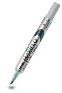 Маркер для белых досок Pentel MWL5S-D, круглый наконечник, зеленый