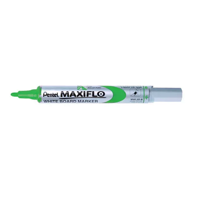 Маркер для досок Pentel MWL5S-D, зеленый Photo 3