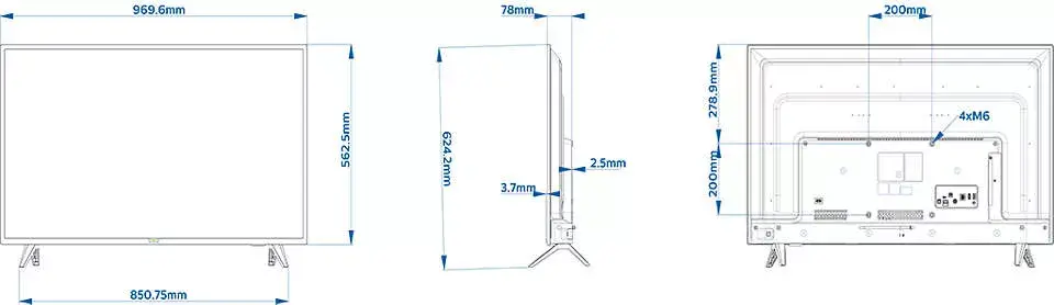 Monitors Philips 43HFL5114/12 Photo 3