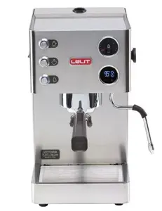 Espresso machine Lelit Victoria PL91T — manual, 2.5 L water tank, 1200 W, stainless steel, LCD display