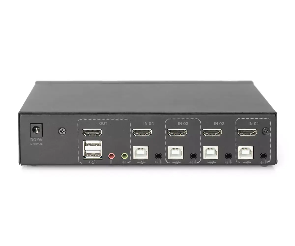 KVM Switch Digitus 4 Port Single Display 4K HDMI Photo 5