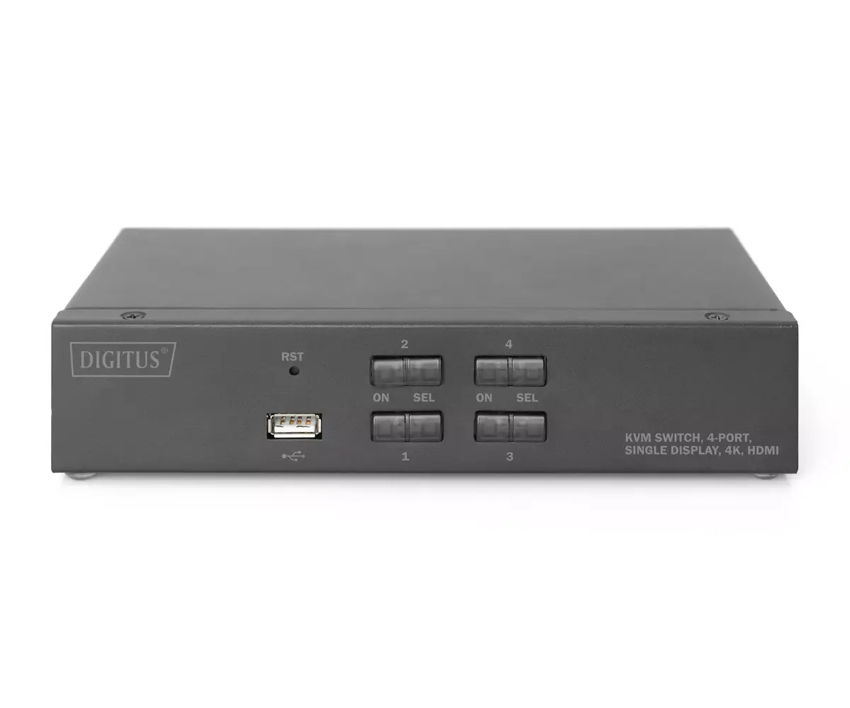 KVM Switch Digitus 4 Port Single Display 4K HDMI Photo 6