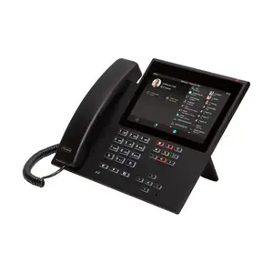 Аналоговый телефон Auerswald COMfortel D-600 с 4.3" TFT-дисплеем, Bluetooth, проводная трубка, черный