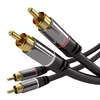 PREMIUMCORD экранированный кабель 2xRCA–2xRCA 1,5 м Photo 2