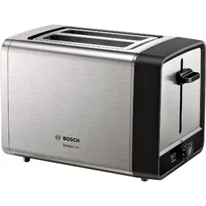 Toaster Bosch TAT5P420 2 slice 970 W Black Stainless steel