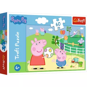 Puzle TREFL Peppa Pig Fun With Friends, 60 detaļas, no 4 gadu vecuma