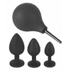 Набор Black Velvets: анальная пробка с душем — 3 силиконовые пробки Photo 3