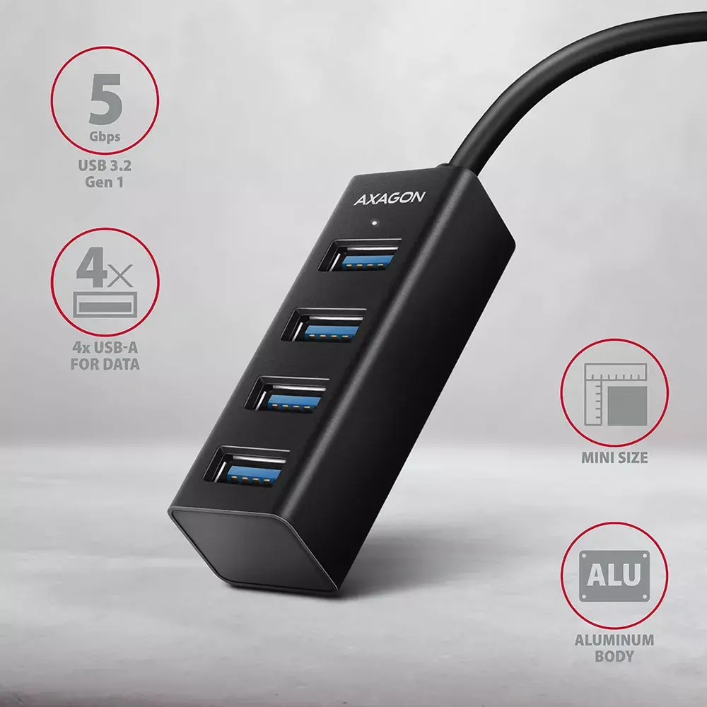 USB хаб Axagon HUE-M1C Photo 2