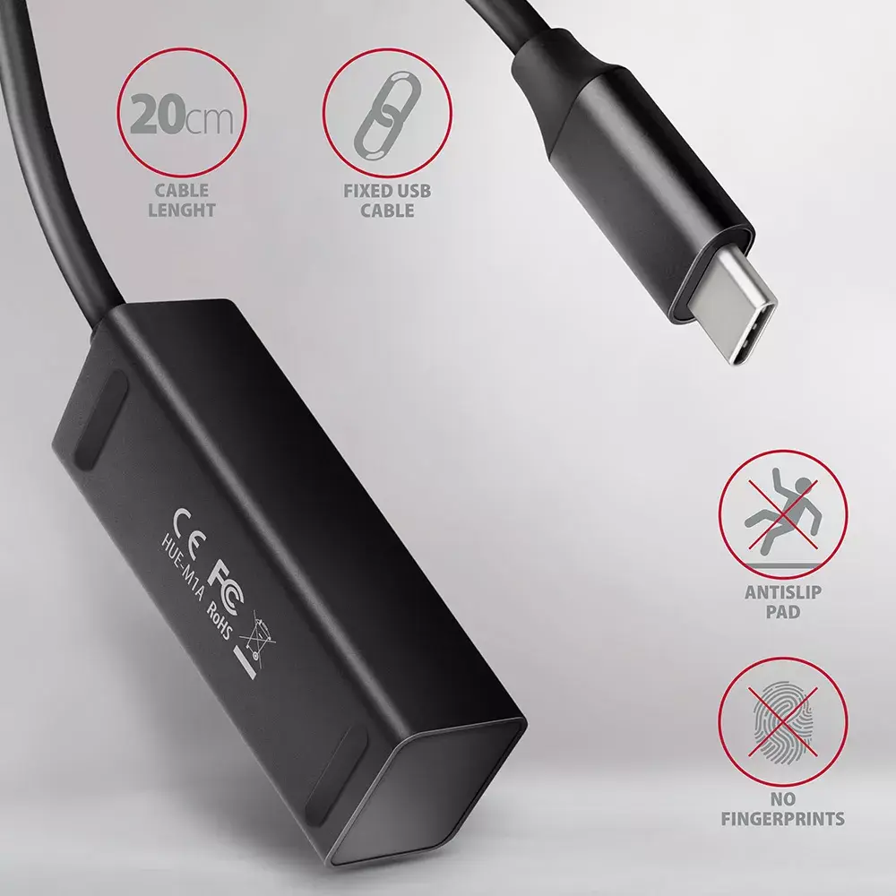 USB хаб Axagon HUE-M1C Photo 4