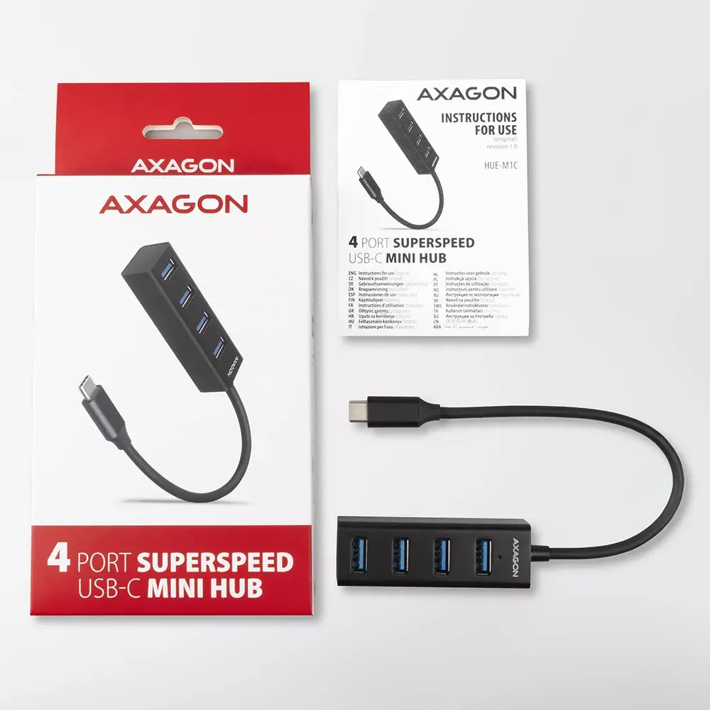 USB хаб Axagon HUE-M1C Photo 5