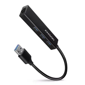 Multiport Hub Axagon HMA-GL3A USB 3.0 Type A Gbit-LAN 3x USB-A microSD