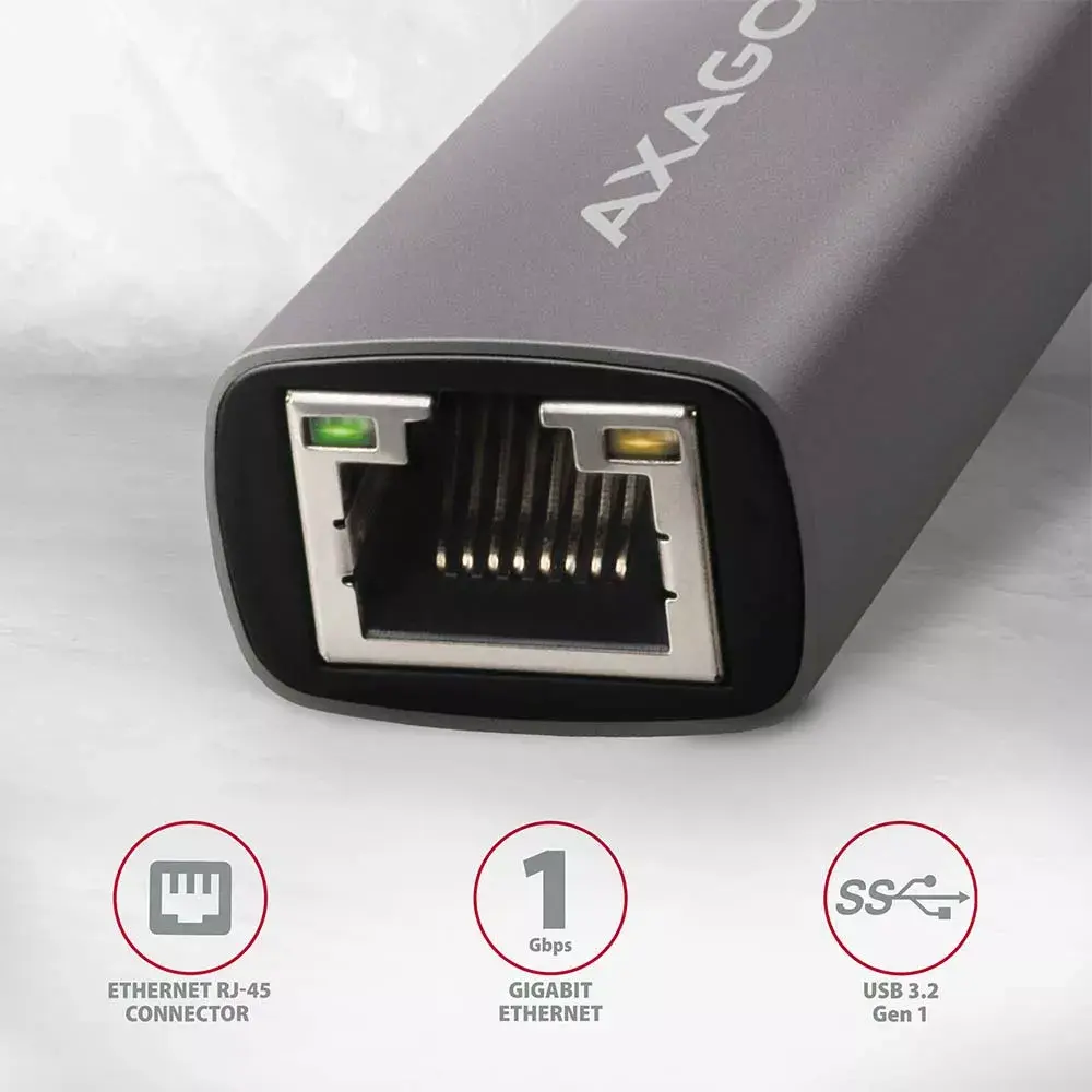 Gigabit Ethernet адаптер AXAGON ADE-TR (USB 3.2 Gen 1) Photo 2