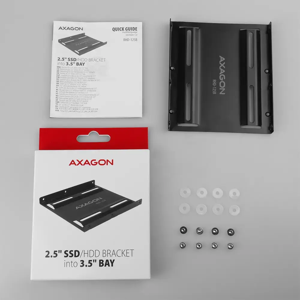 Axagon RHD-125B 2.5" uz 3.5" adapteris Photo 7