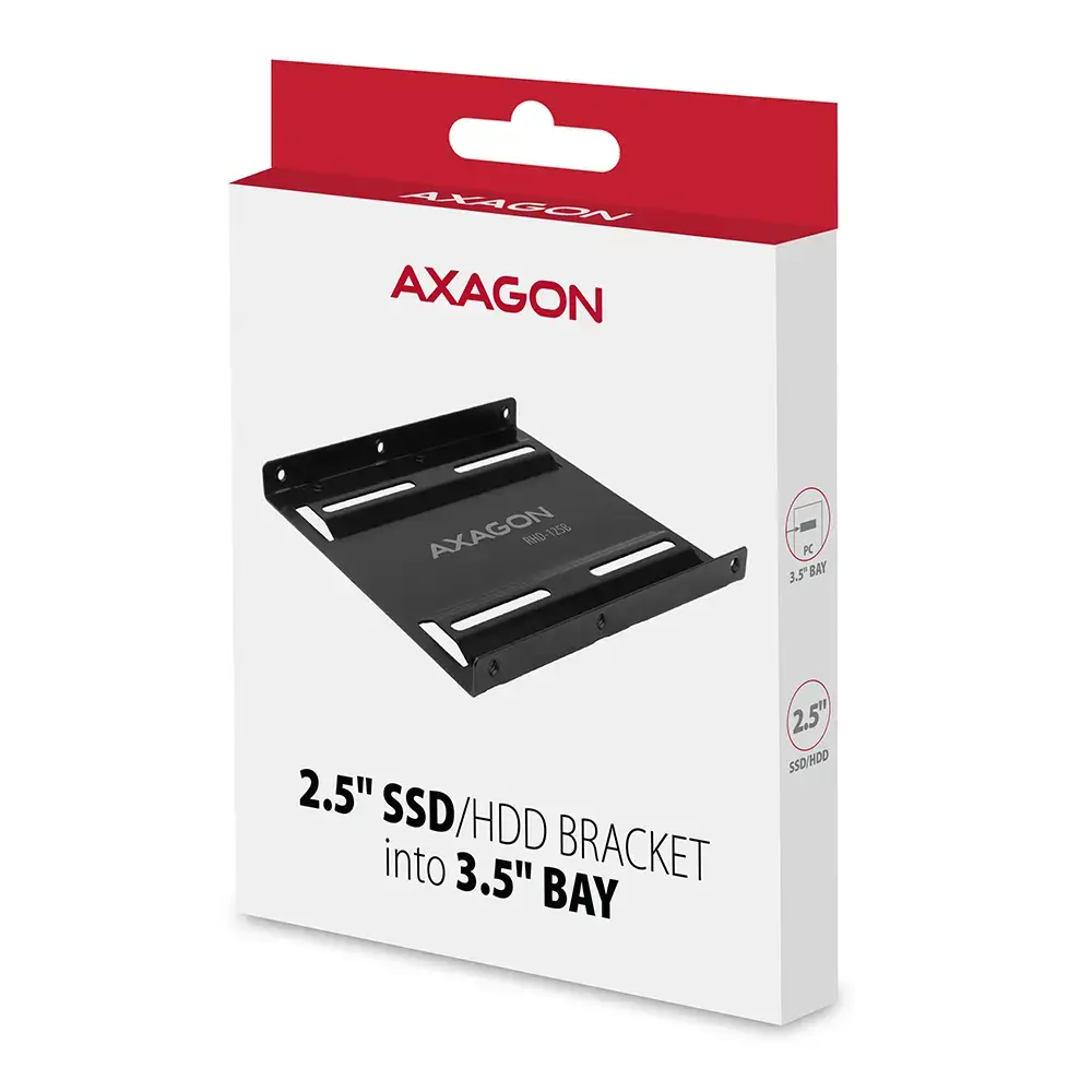 Axagon RHD-125B 2.5" uz 3.5" adapteris Photo 8