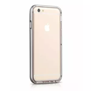 Protective phone case HOCO for Apple iPhone 6 — Steal series, hard PC back with TPU bumper, Gray