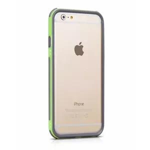 Silicone bumper case for Apple iPhone 6, shock-proof, green (HI-T028)