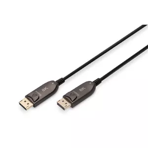 DisplayPort AOC Hybrid Fiber Optic Cable Digitus UHD 8K 20m