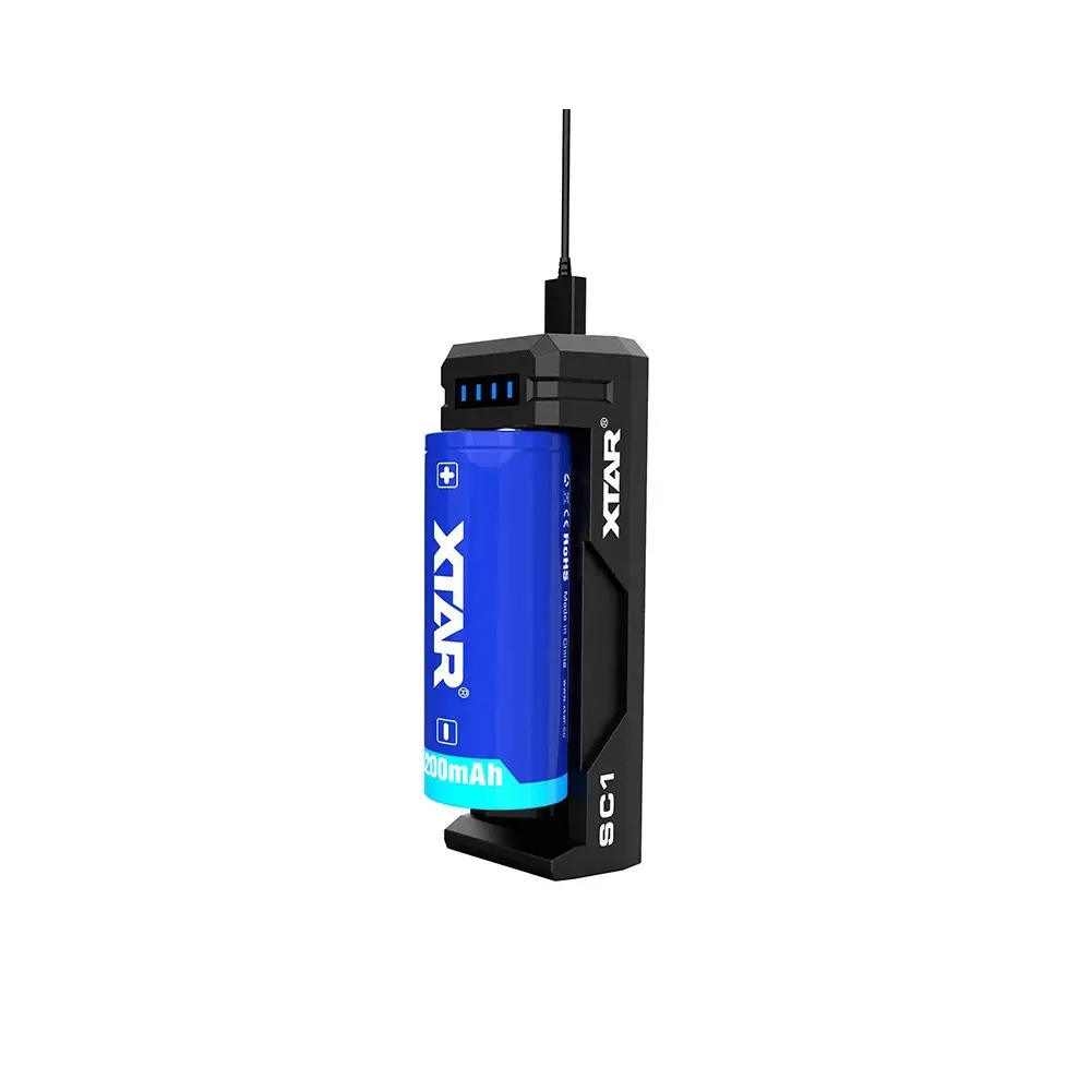 XTAR SC1 однослотовое USB‑C зарядное для 18650 Photo 4
