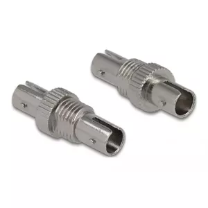 Optical Fiber Coupler ST Simplex female to ST Simplex female metal DeLOCK 86835