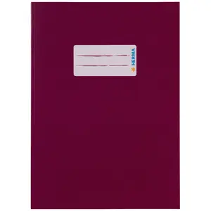 Herma 19854 Burgundy Cardboard Magazine and Book Cover DIN A5