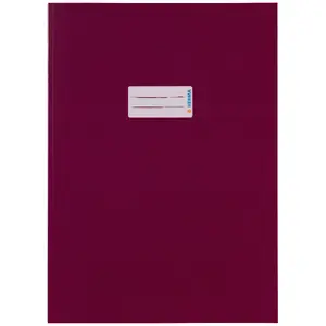 HERMA 19804 Burgundy Cardboard Magazine and Book Cover DIN A4