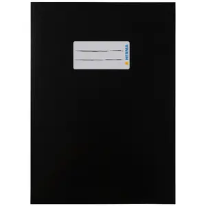 Herma 19759 Black Cardboard Magazine and Book Cover DIN A5 FSC Certified