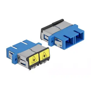 Optical Fiber Coupler DeLOCK 86893 SC Duplex Female to SC Duplex Female Blue
