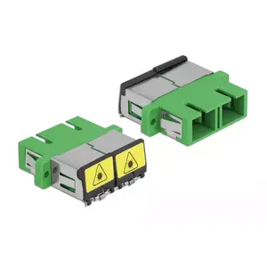 Optical Fiber Coupler DeLOCK 86892 SC Duplex Female to SC Duplex Female Green