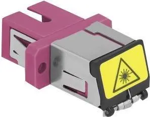 Optical Fiber Coupler DeLOCK 86891 SC Simplex Female to SC Simplex Female Multi-mode Violet