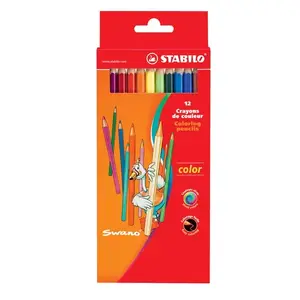 Krītiņi Stabilo Color Multi 12 gab. — dažādas krāsas, komplekts 12 gab., ieteicams bērniem