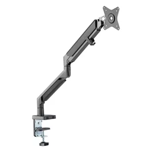 Monitor mount TECHLY ICA-LCD 3712 clamp desk stand for 32" (81.3 cm), VESA 75x75–100x100, max load 9 kg, grey