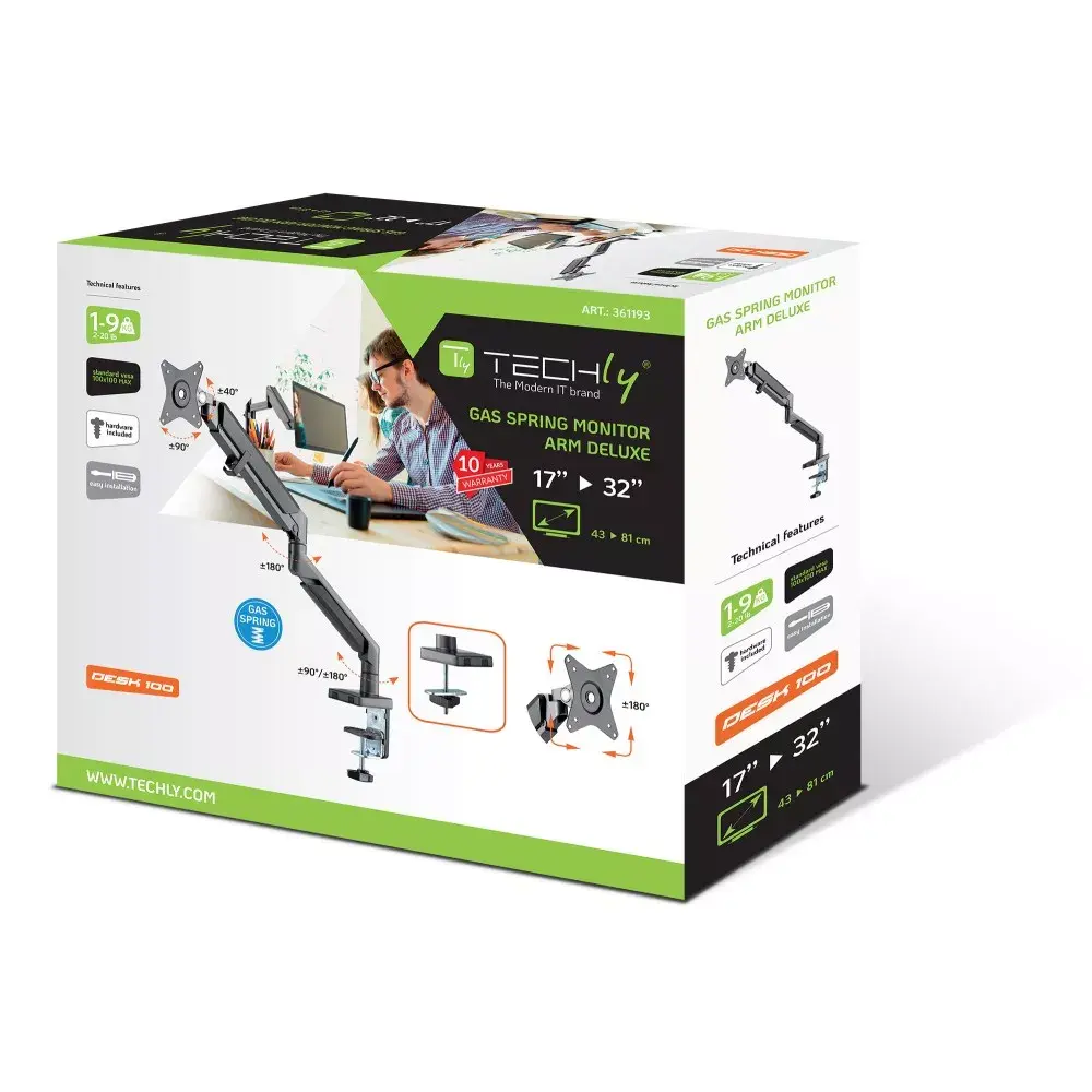 TECHLY ICA-LCD 3712 monitor mount for 32" Photo 2