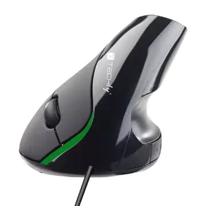 Vada peles birojam TECHLY IM 1000-VM — optiskā 1000 DPI, USB Type-A, 5 pogas, vertikāla, melna